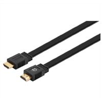 CABLES/MANHATTAN/355643/CABLE HDMI PLANO DE ALTA VELOCIDAD CON ETHERNET CABLES/MANHATTAN/355643/CABLE HDMI PLANO DE ALTA VELOCIDAD CON ETHERNET